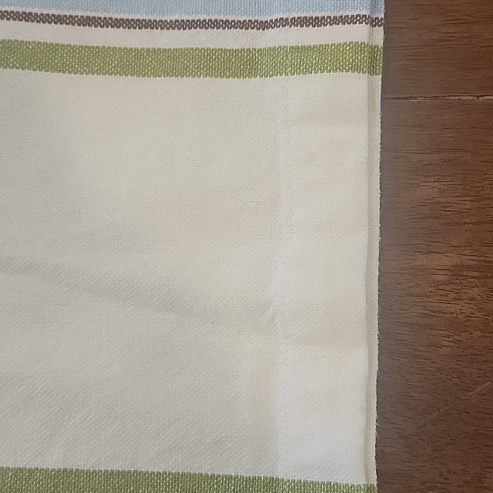 WILLIAMS SONOMA RUNNER ORANGE/YELLOW/WHITE/BLUE